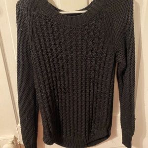 Super cute black knit sweater from Calvin Klein